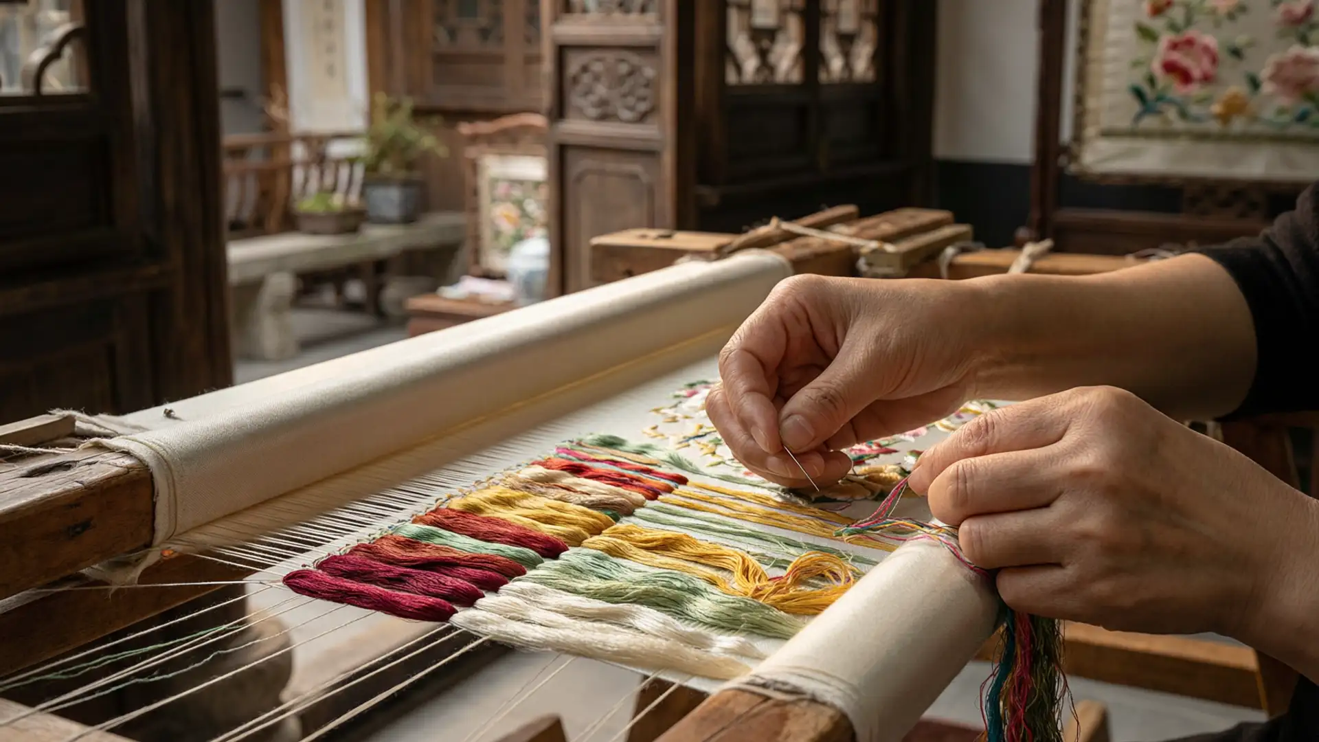 Sichuan Embroidery Private Workshop | Heritage Craft Experience in Chengdu