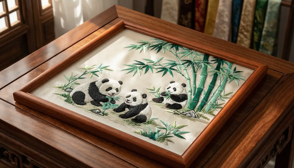 sichuan embroidery finished artwork