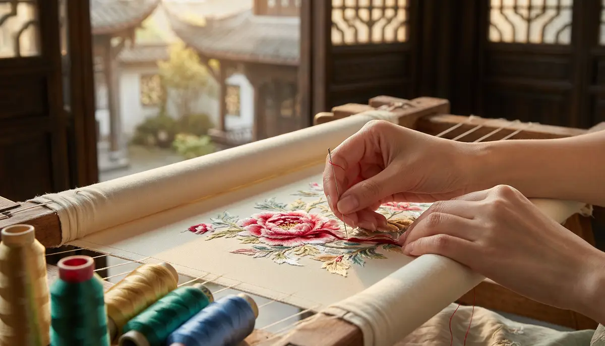 sichuan embroidery workshop hands on