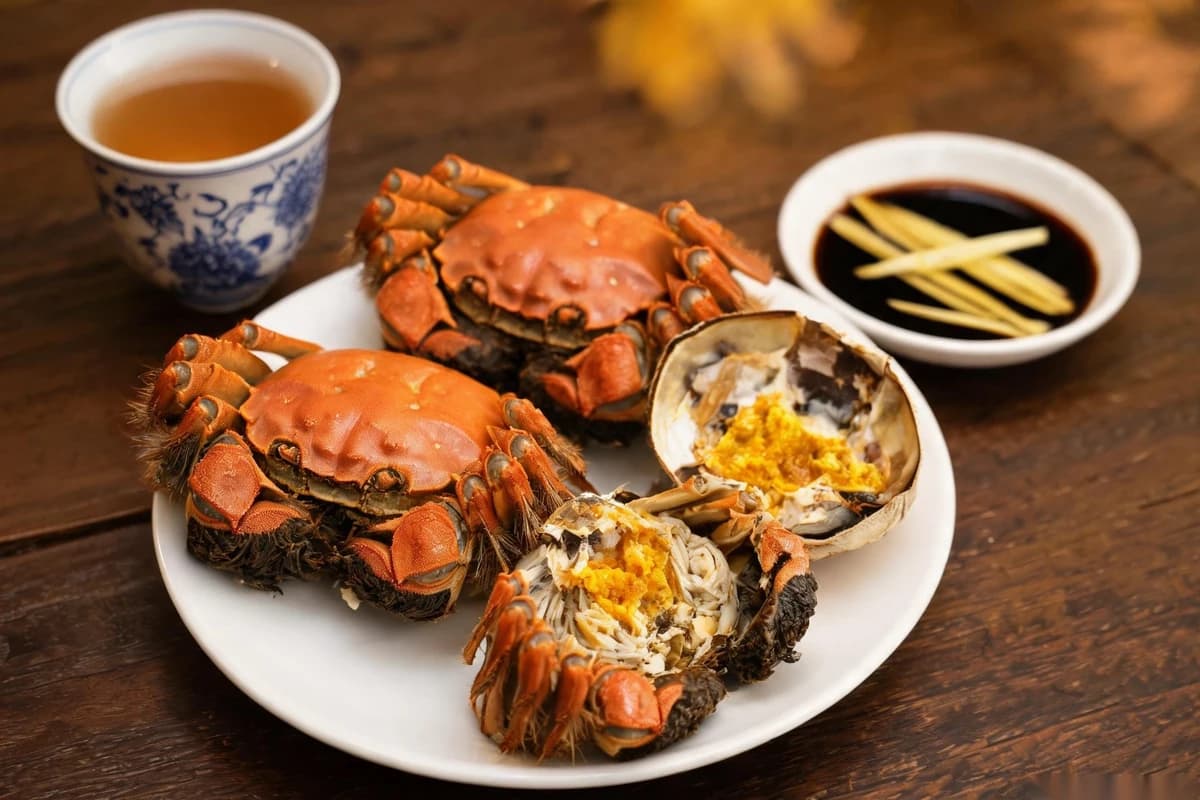 autumn hairy crab