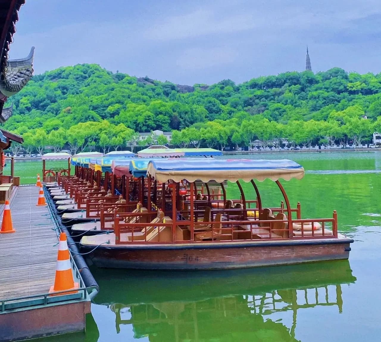 West Lake Handpulled Boat
