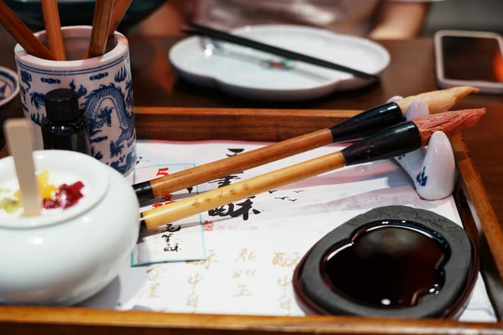 Calligraphy Brush Pastry