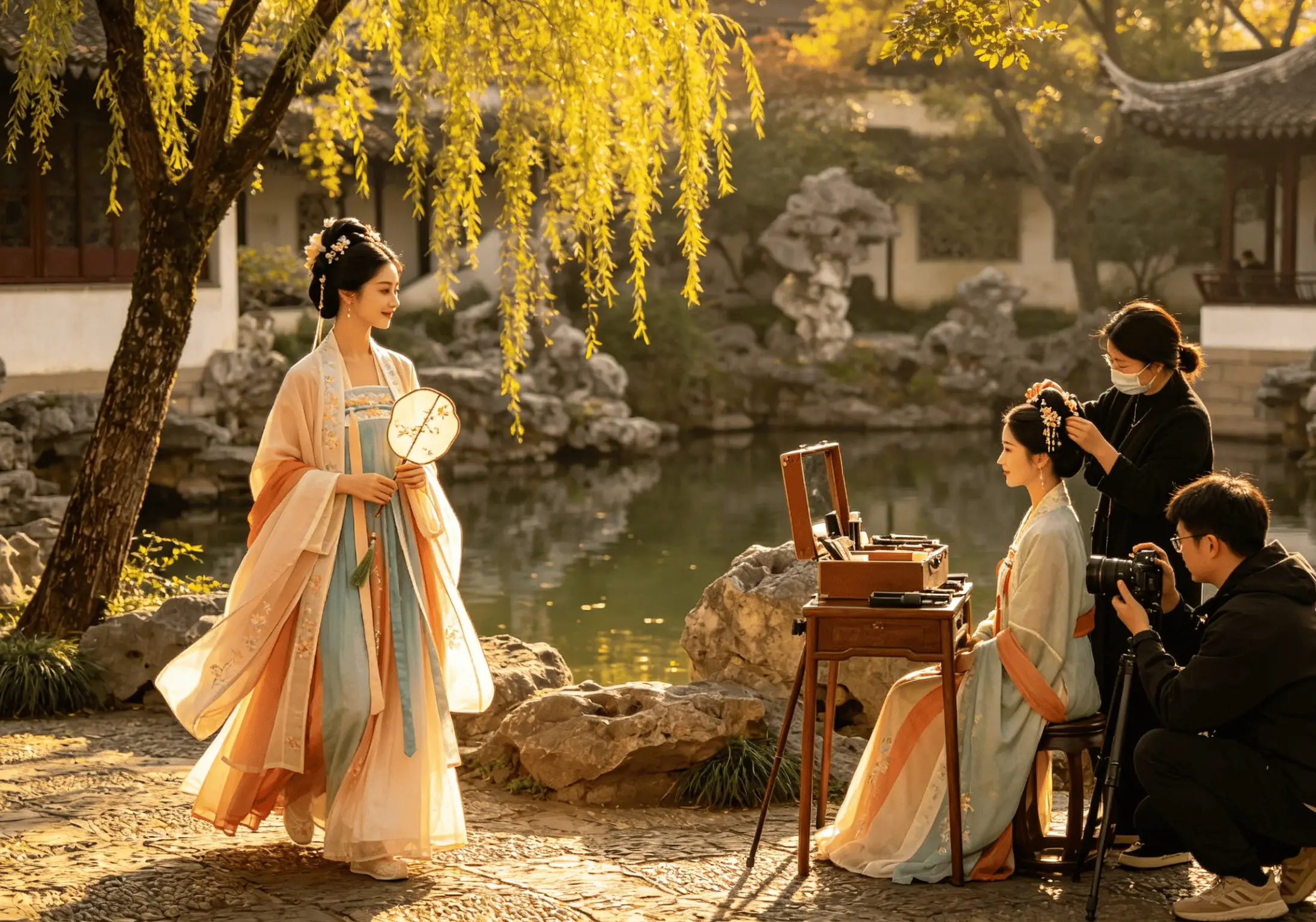 Hanfu Photoshoot by Qinhuai River