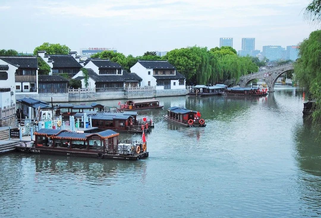 Suzhou Grand Canal Tour from Shanghai: Immerse in Canal Life & Enjoy Panmen Gate