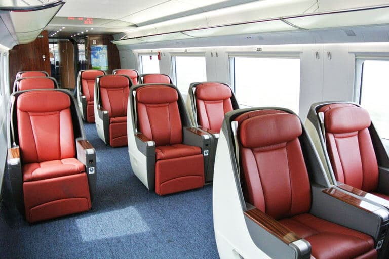 Business Class High-Speed Train Upgrade