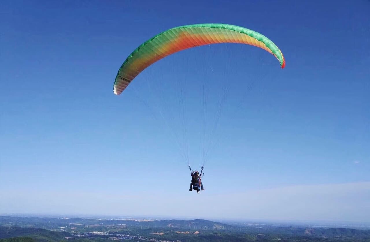 Dujiangyan Fish Mouth Paragliding Experience – 350m Flight