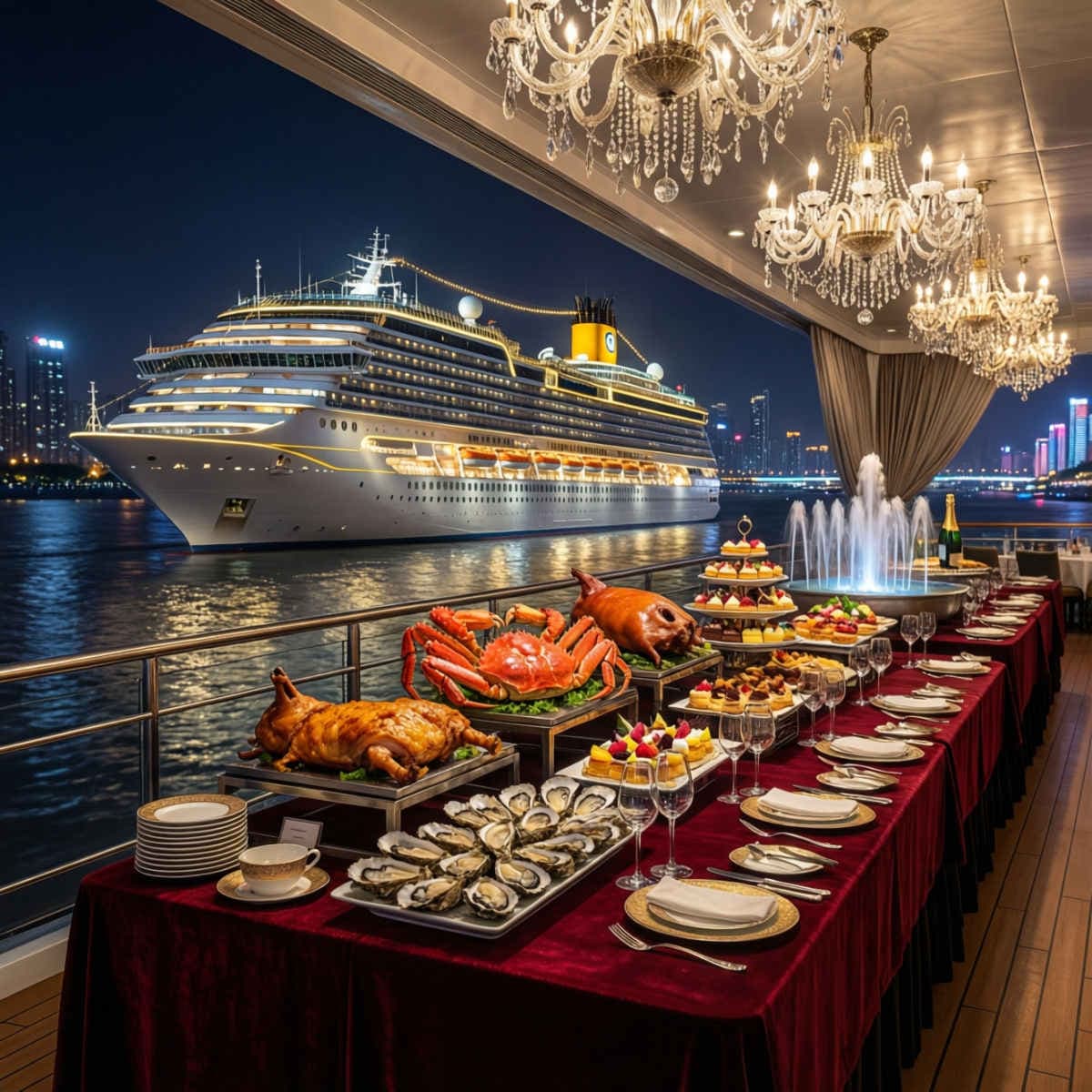 Pearl River Night Cruise with Buffet Dinner