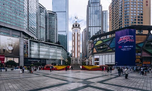 Jiefangbei Pedestrian Street