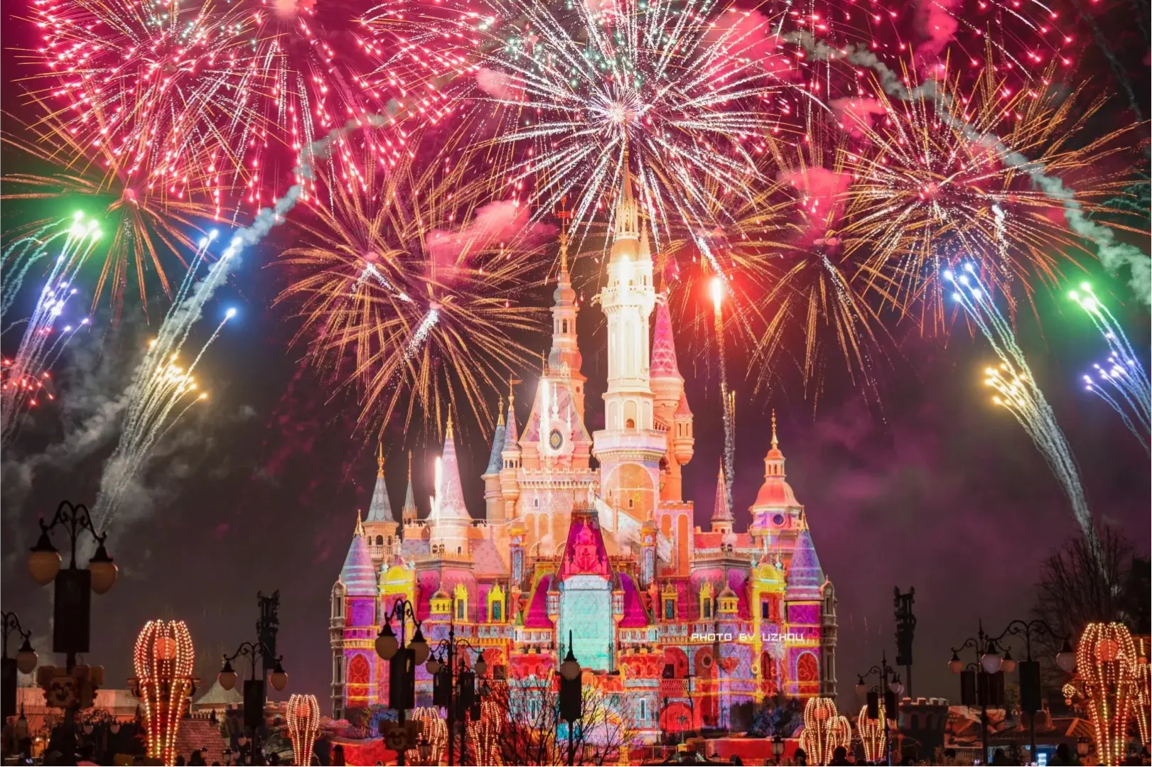 Shanghai Disneyland Nighttime Fireworks Show