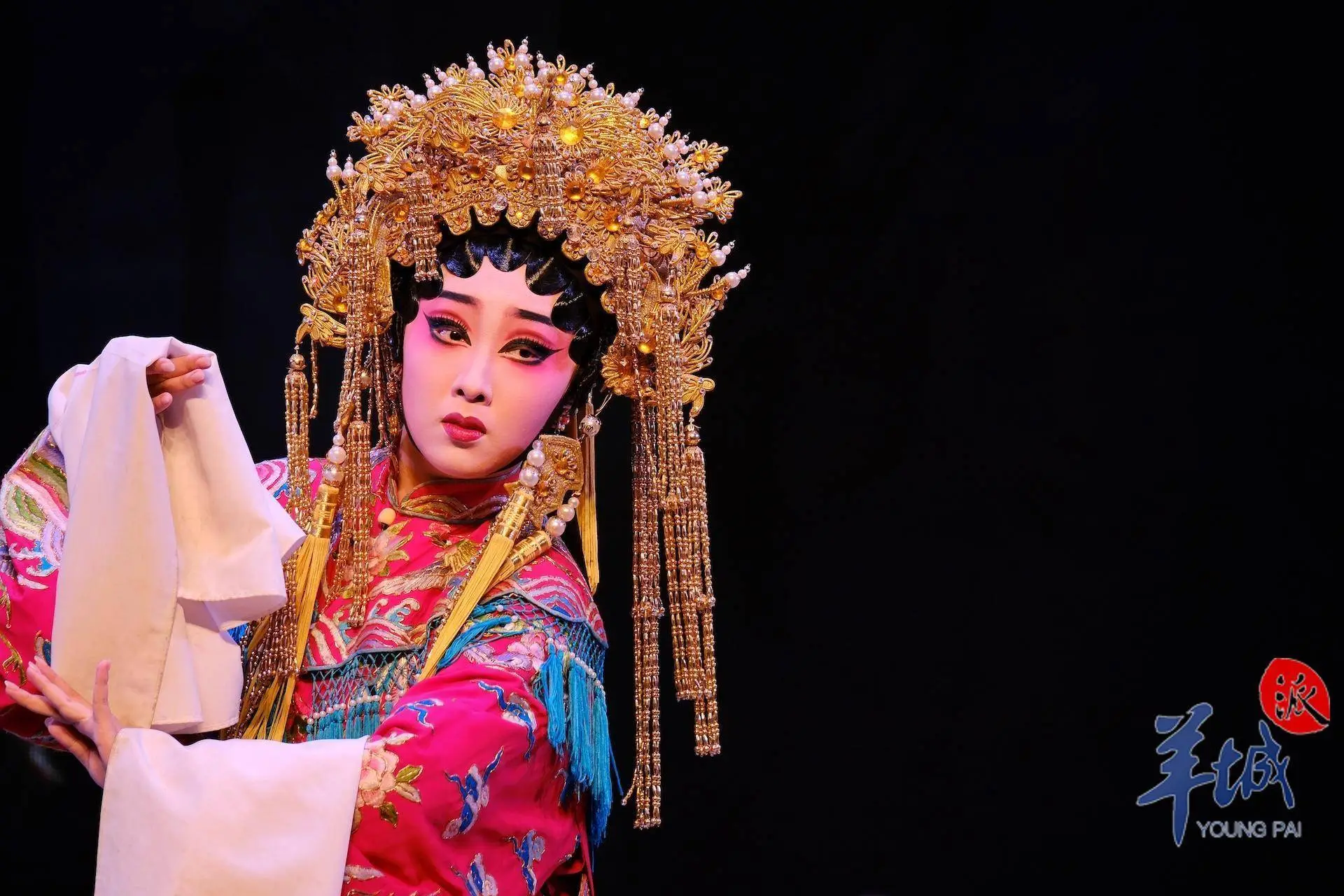 Cantonese Opera Performance on Water Stage in Cantonese Opera Art Museum