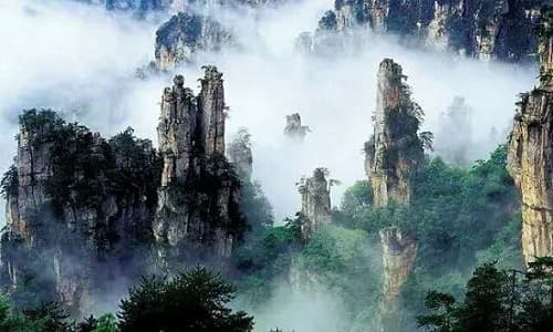 Yuanjiajie Scenic Area – Avatar Hallelujah Mountain, First Bridge Under Heaven & Mihun Terrace