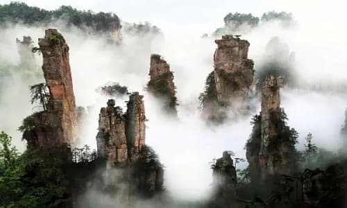 Tianzi Mountain – Helong Park, Yubi Peak & Xihai Stone Forest
