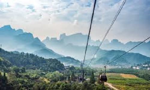 Tianmen Cableway Ascent