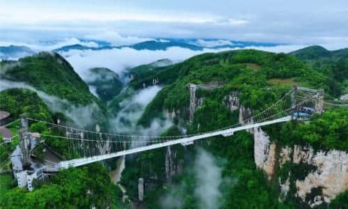 1-Day Zhangjiajie: Glass Bridge, Avatar Peaks & Tianzi Summit