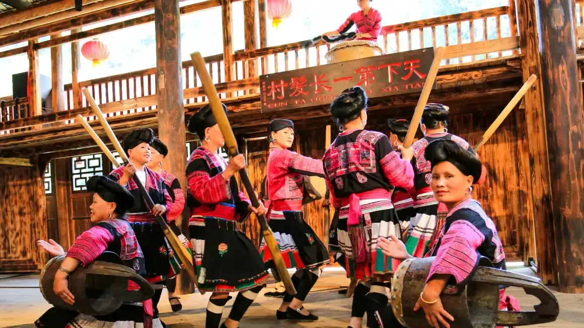 Red Yao Long Hair Village Cultural Performance
