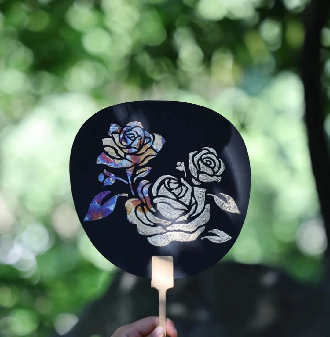 Create Your Own Gold Foil Fan or Decorative Artwork