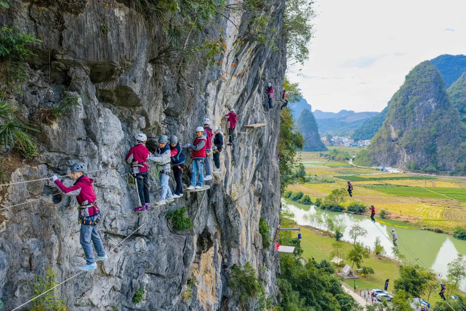 From Via Ferrata to Bamboo Rafts: The Ultimate Guilin to Yangshuo Adventure Day