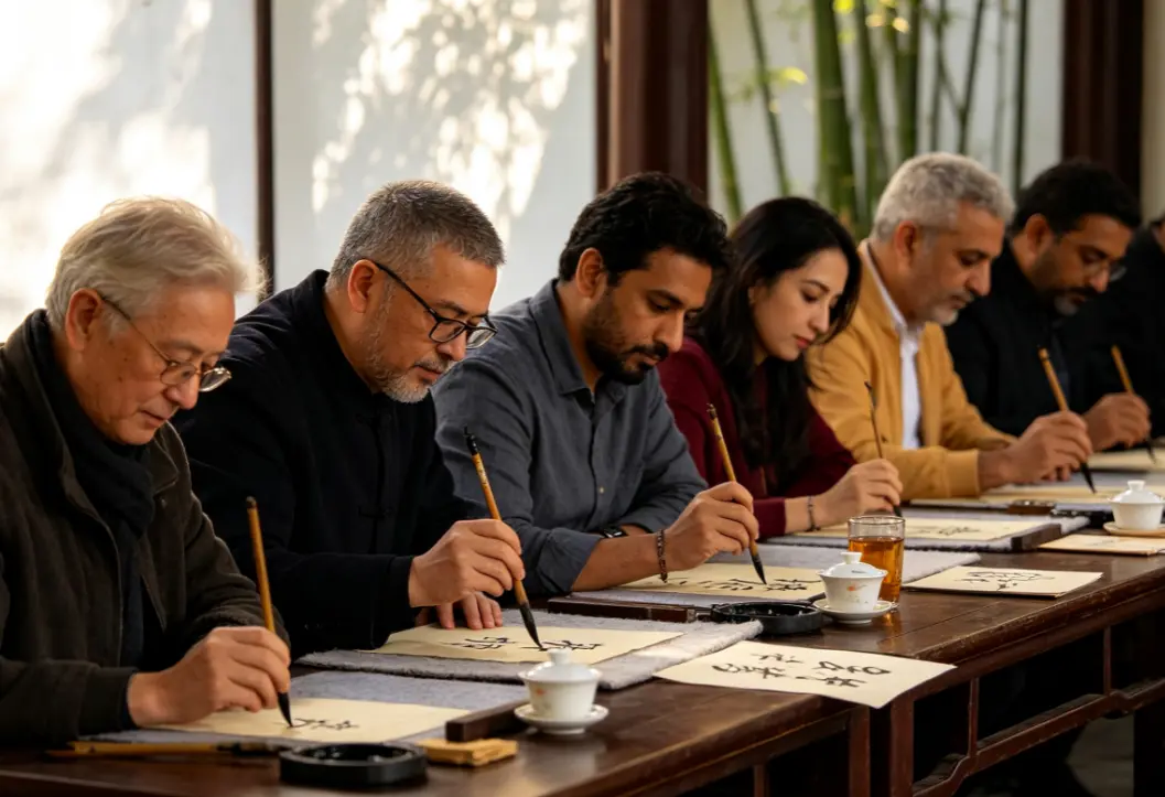 Shu Style Chinese Calligraphy Experience