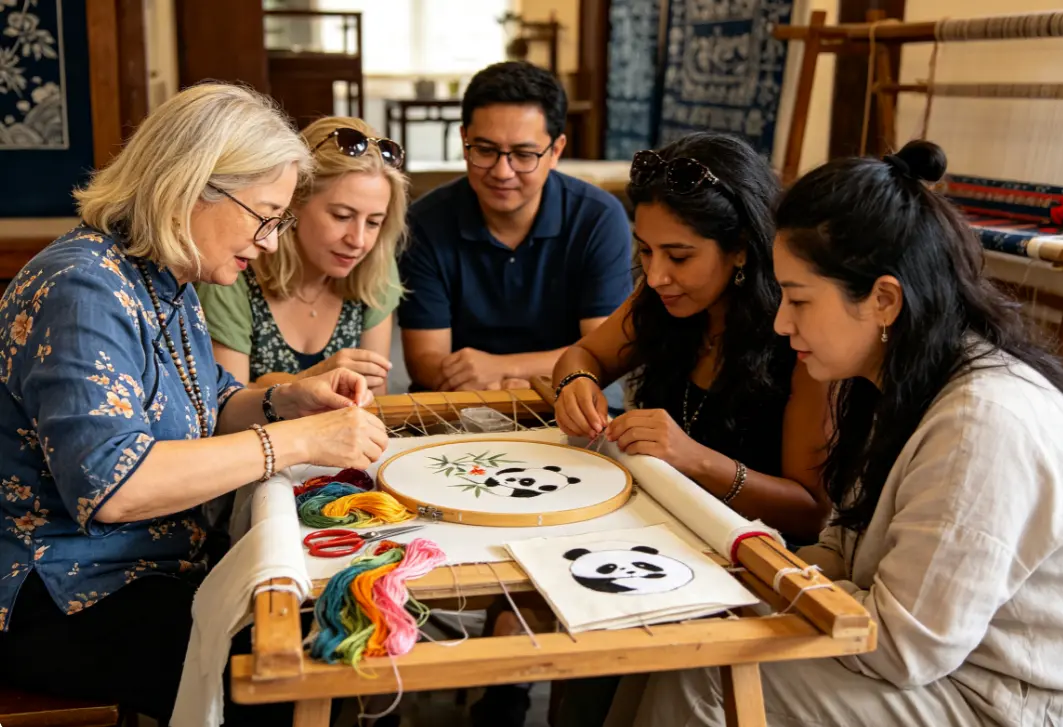 Sichuan Embroidery Handcraft Workshop