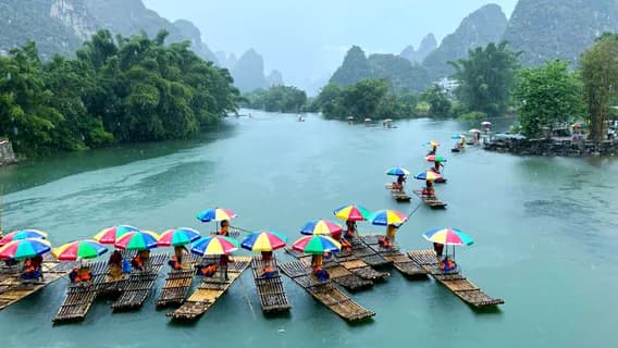 Yulong River Bamboo Rafting
