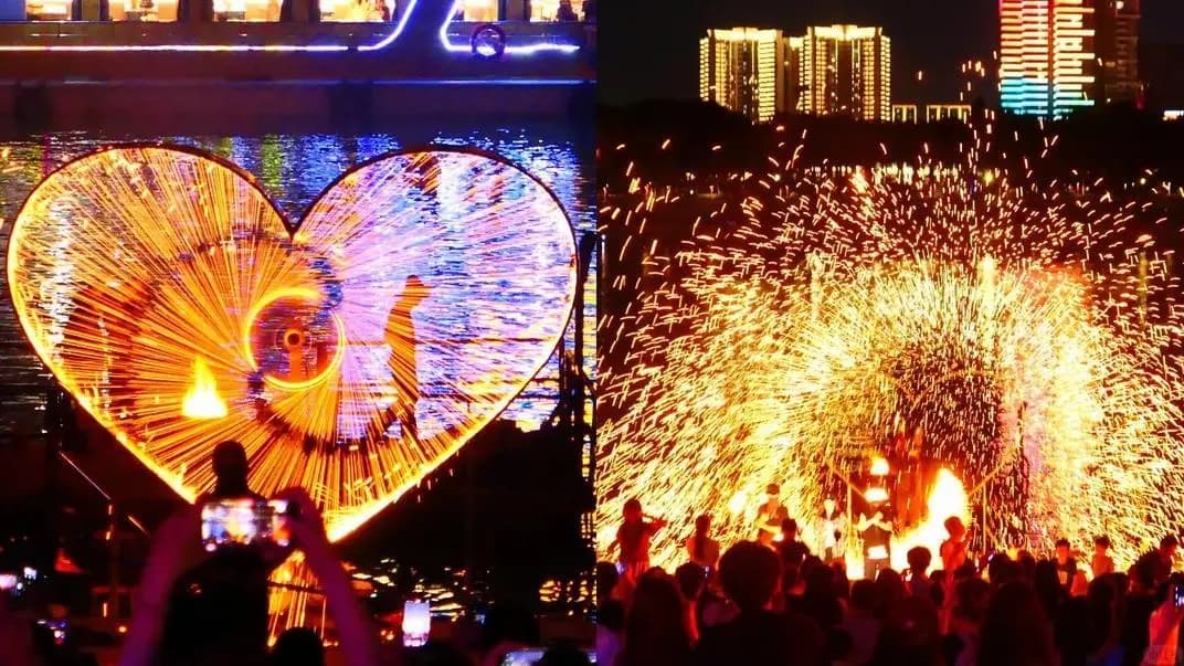 Nanning Fire Show: Iron Flower Spectacle