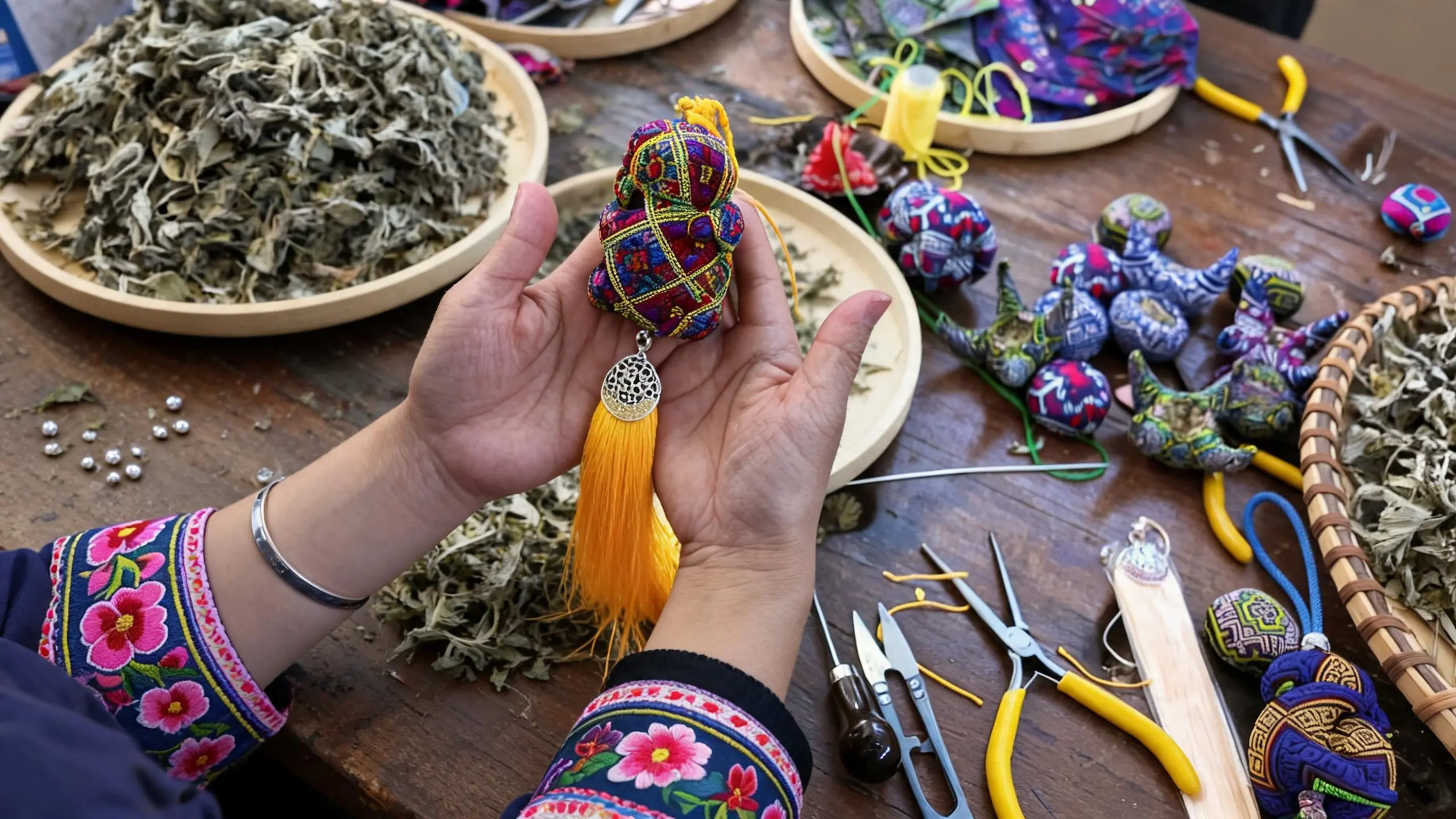 Make Your Own Mō Miē: A Traditional Zhuang Herbal Sachet