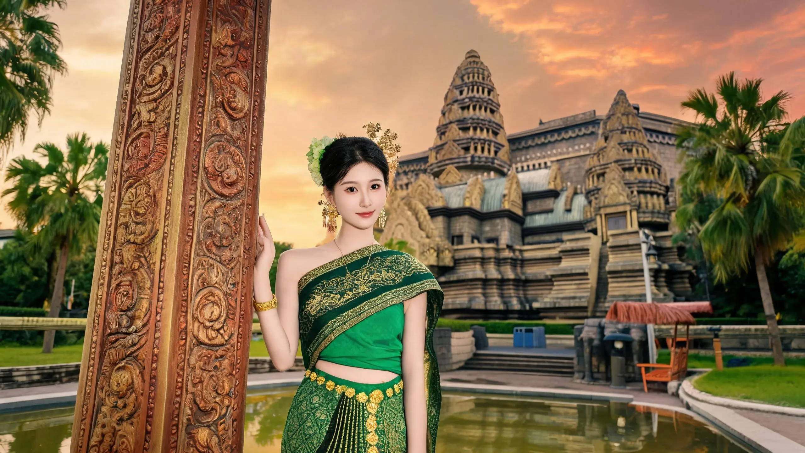 Cultural Costume Photography at Fantawild