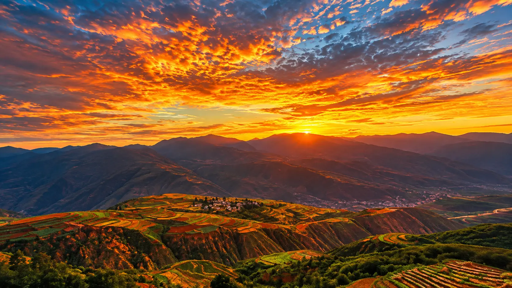 Luoxia Ditch Sunset