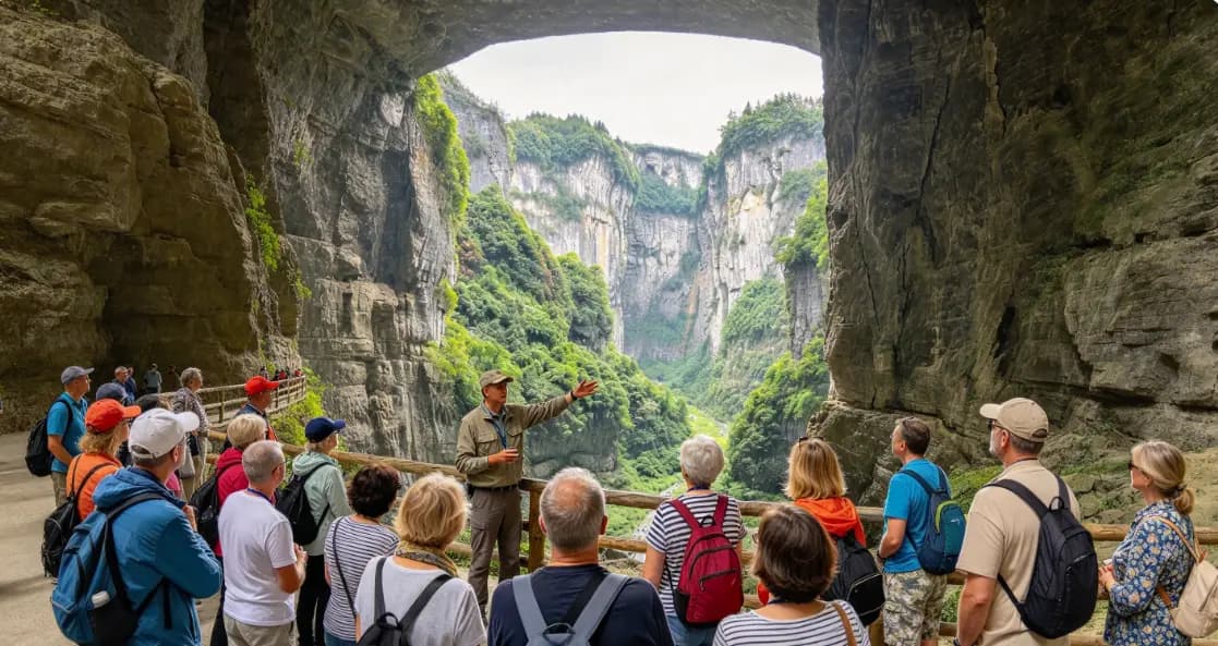 Three Natural Bridges Karst Geological Interpretation Experience