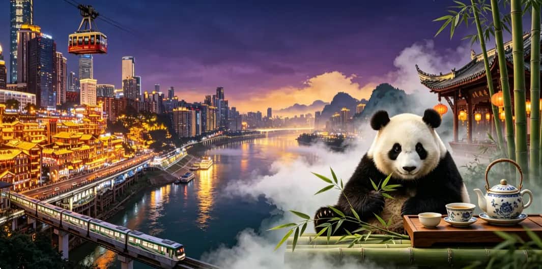 8 Days Chongqing & Chengdu Tour: Jiuzhaigou, Hongyadong & Panda Base