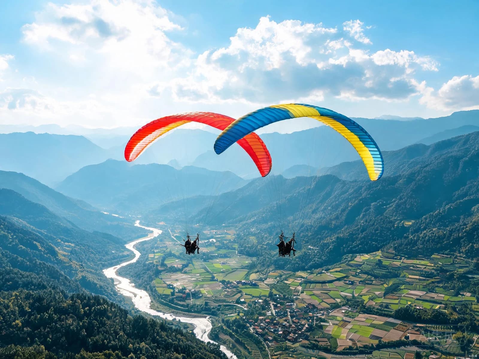 Standard Paragliding Flight (Transport & Guide Included)