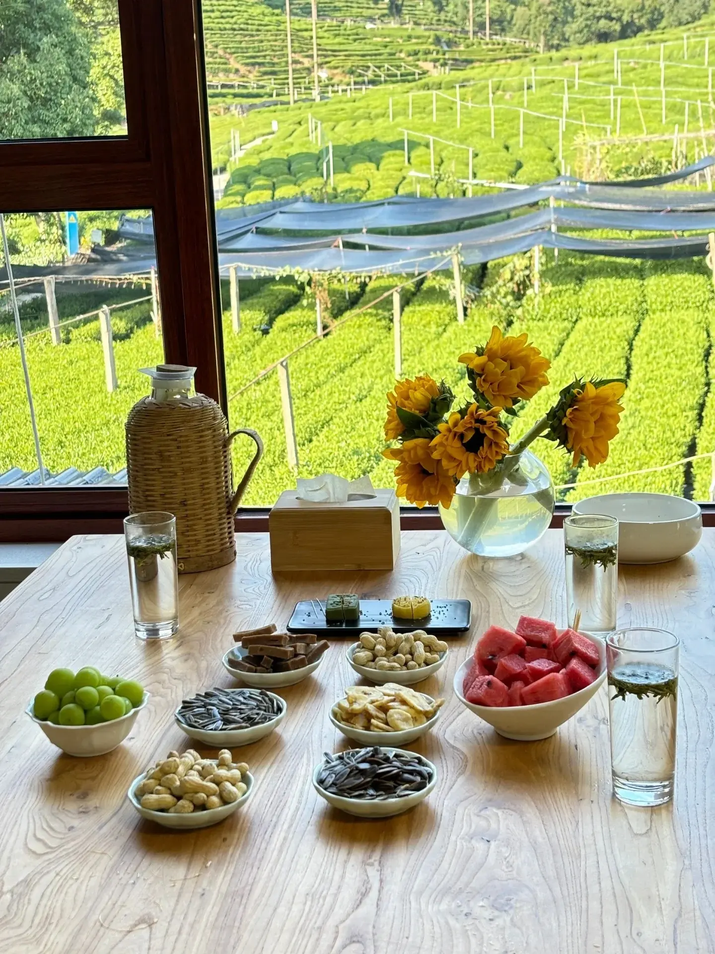 Hangzhou Weilu Tea at a Farmhouse