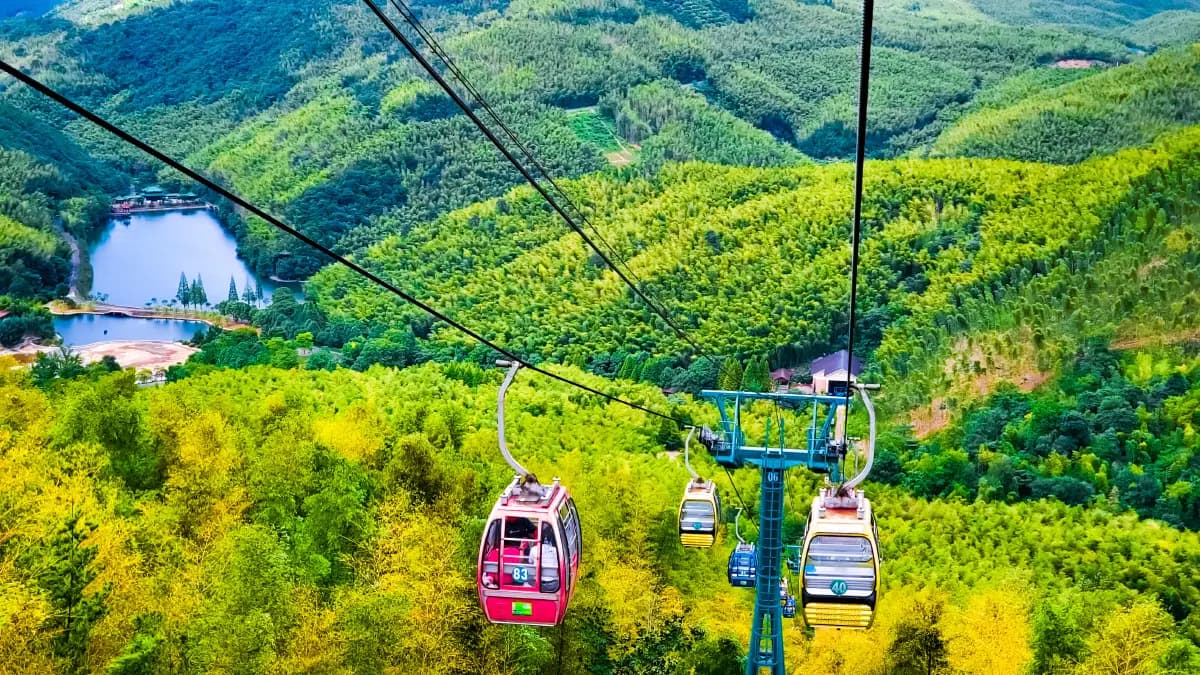 Yixing Bamboo Sea Cable Car Upgrade
