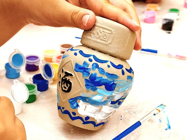 Rice Wine Jar Painting & Wine Tasting