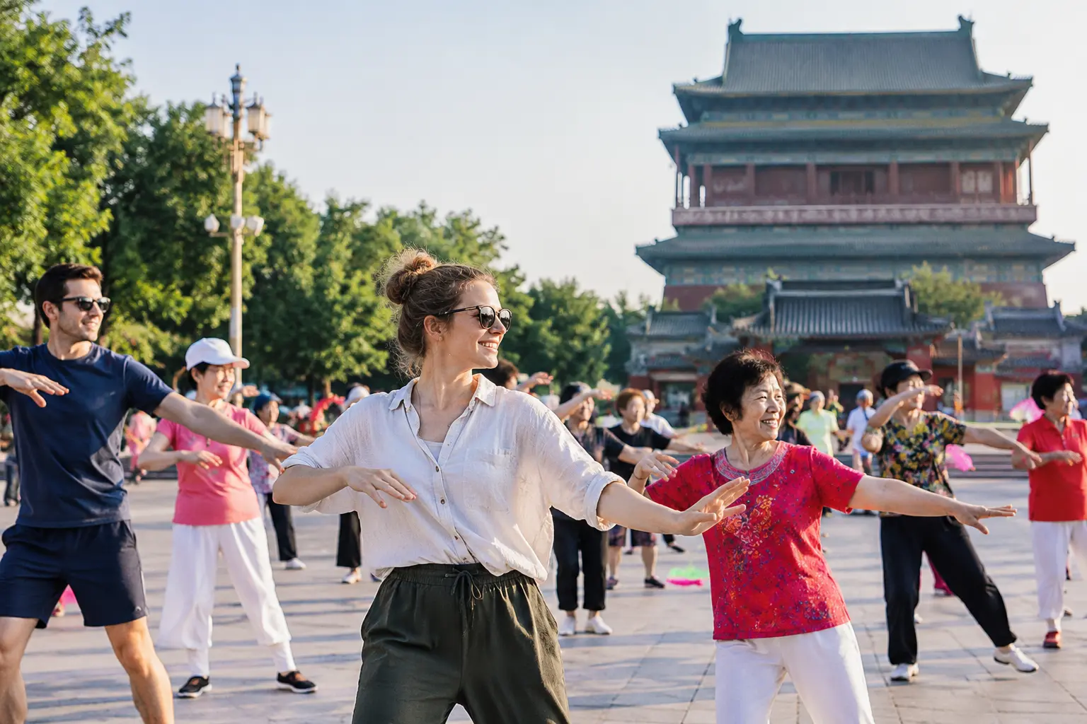 Morning Moves with Beijing’s Neighborhood Locals